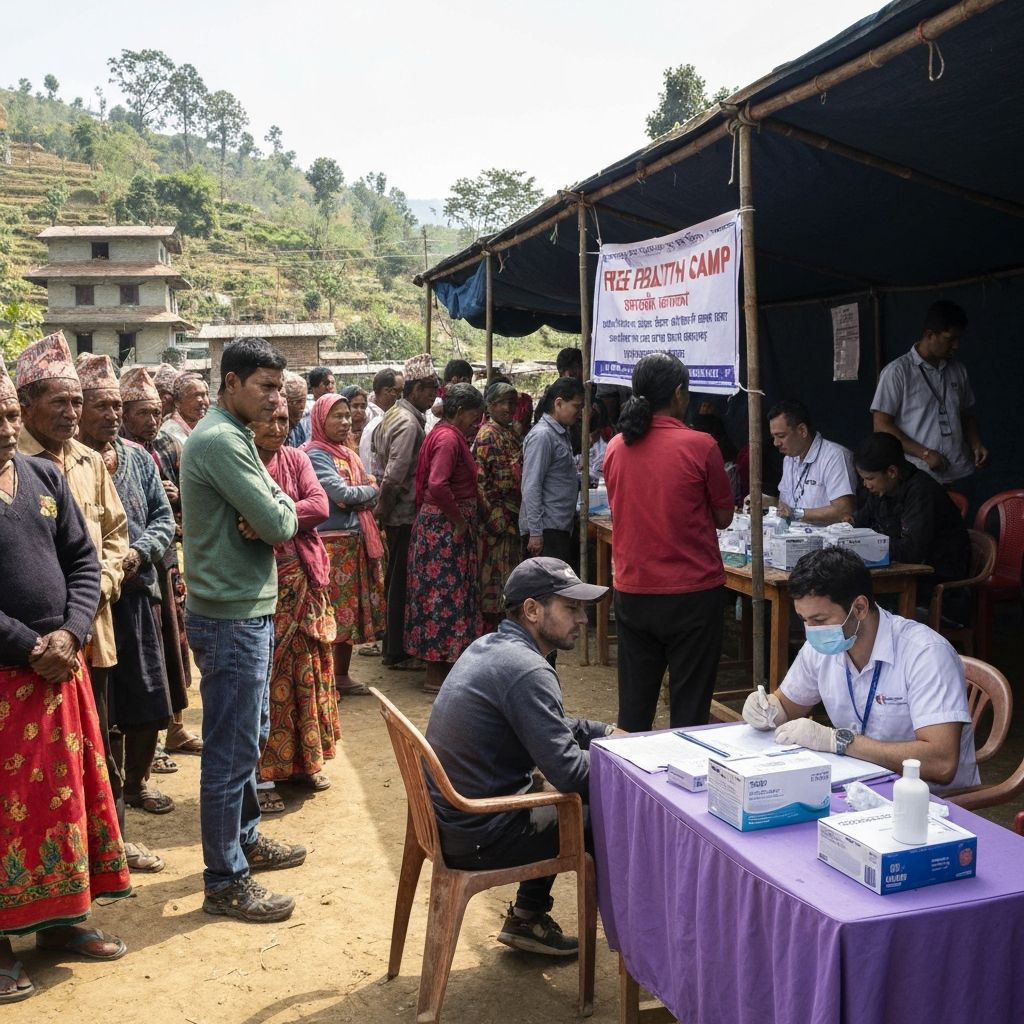 निःशुल्क स्वास्थ्य शिविर